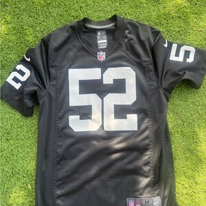 Black NFL Men's Jersey Raiders